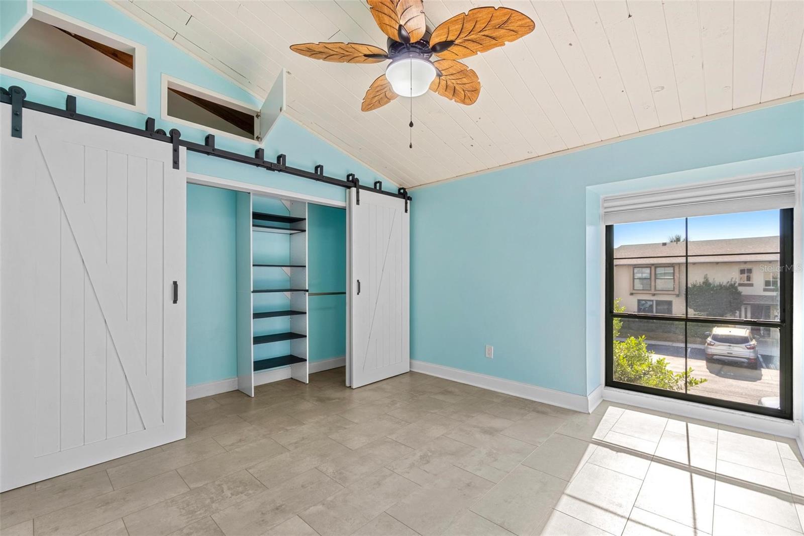 Ample storage in guest room.