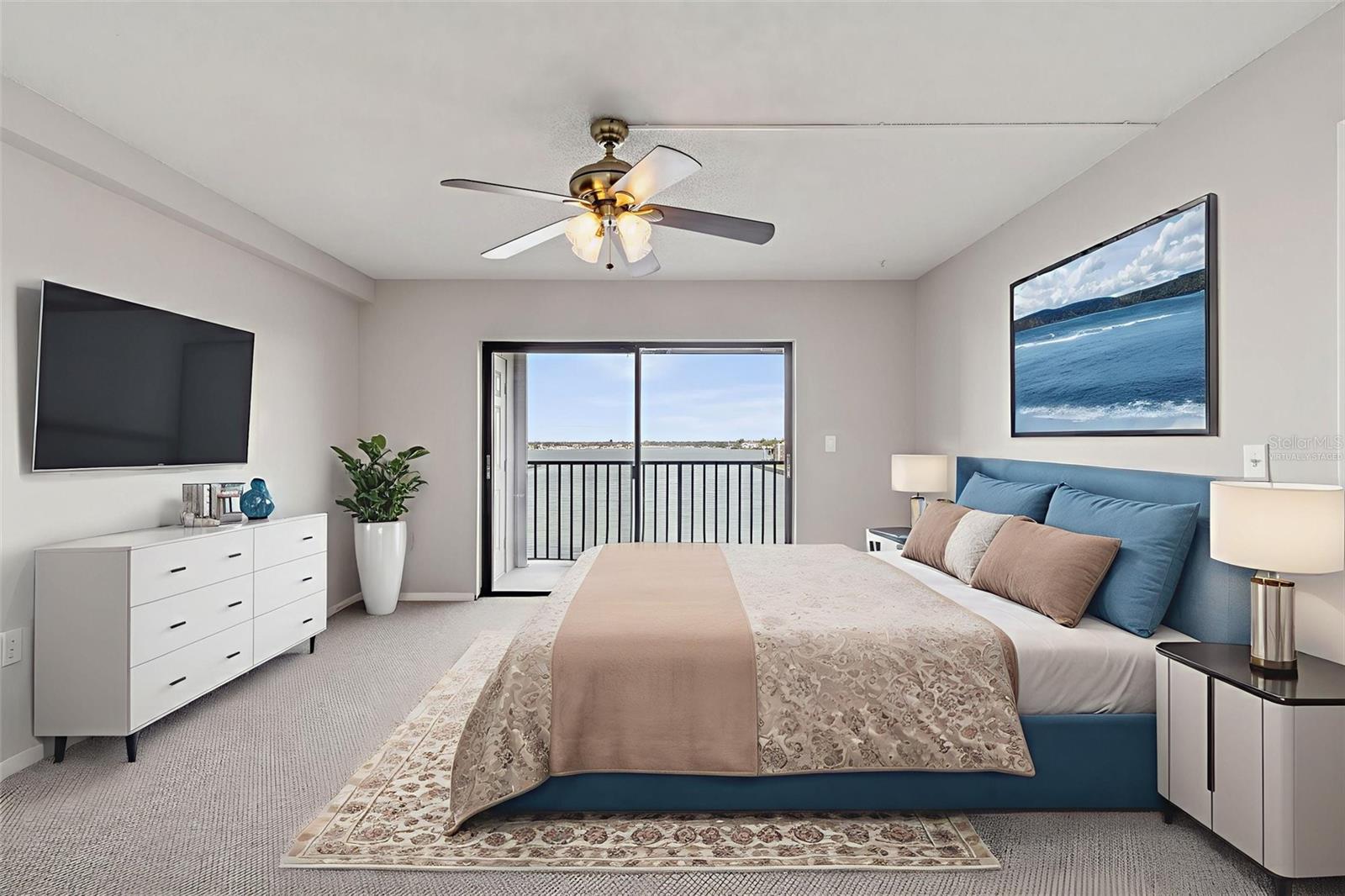 (Virtually Staged) Master Bedroom