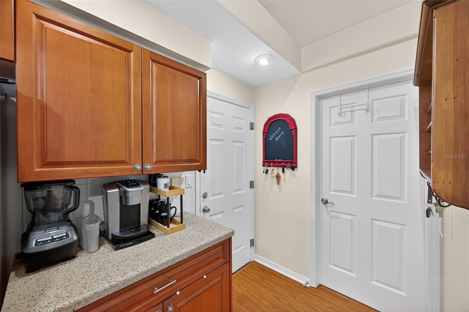 Coffee Bar in kitchen