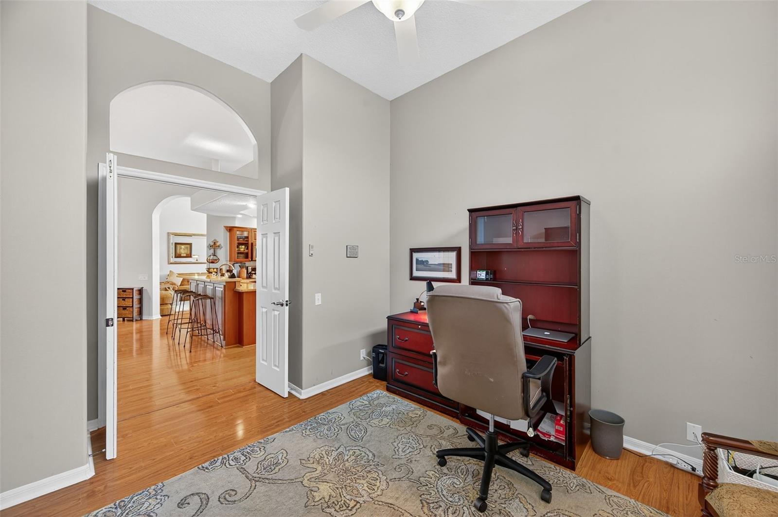 French doors in the office