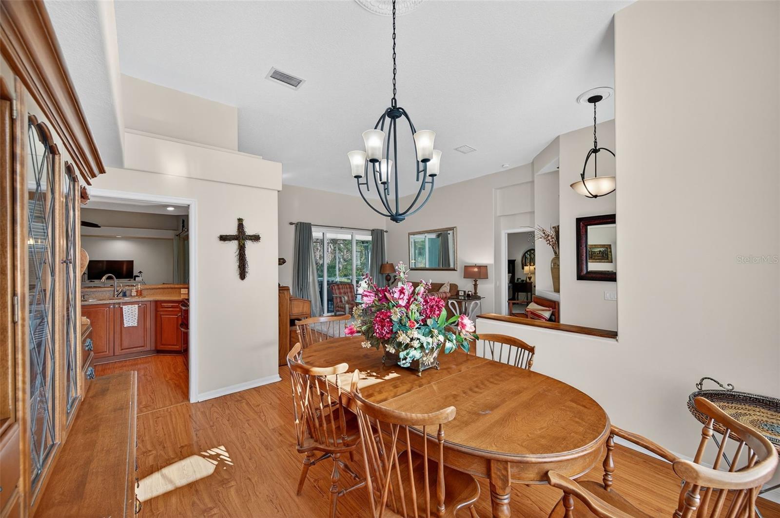 Dining Room leads to kitchen