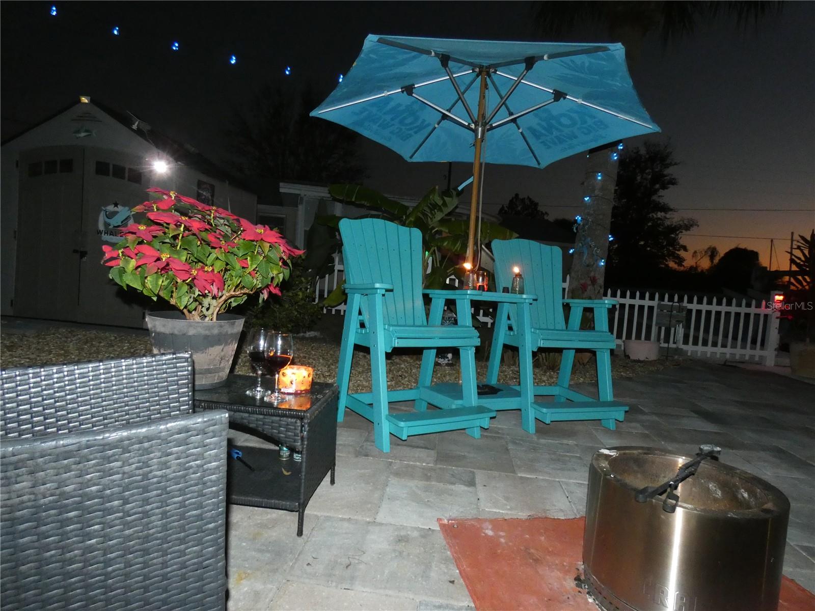 King and Queen patio!