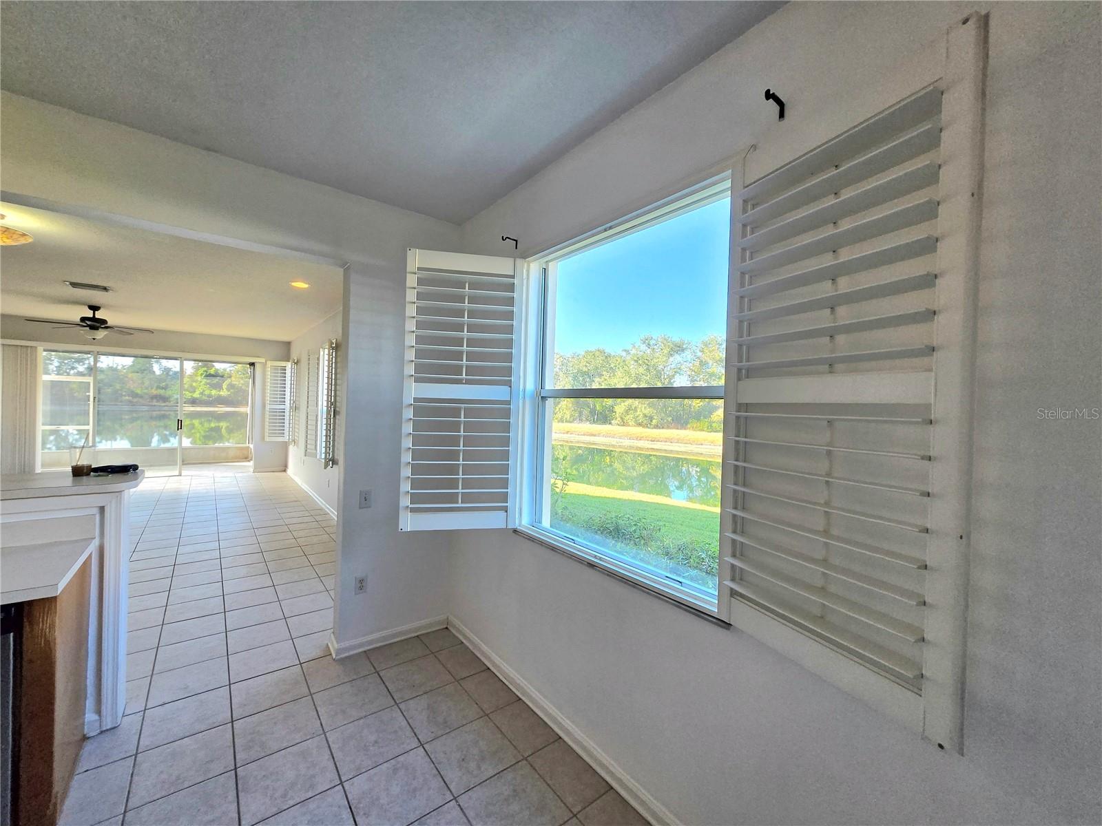 Interior image dimmed to show actual "unique" Waterview from countertop