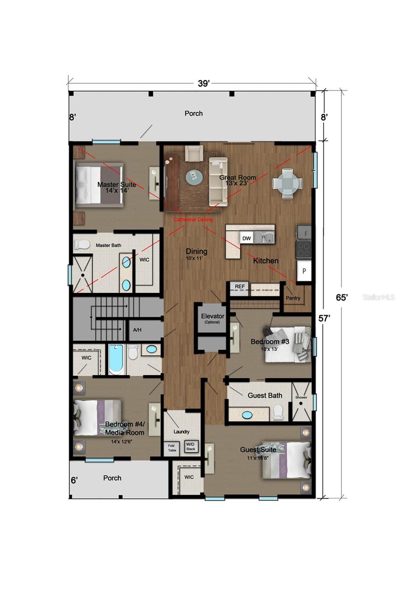 2nd Floor Living Area