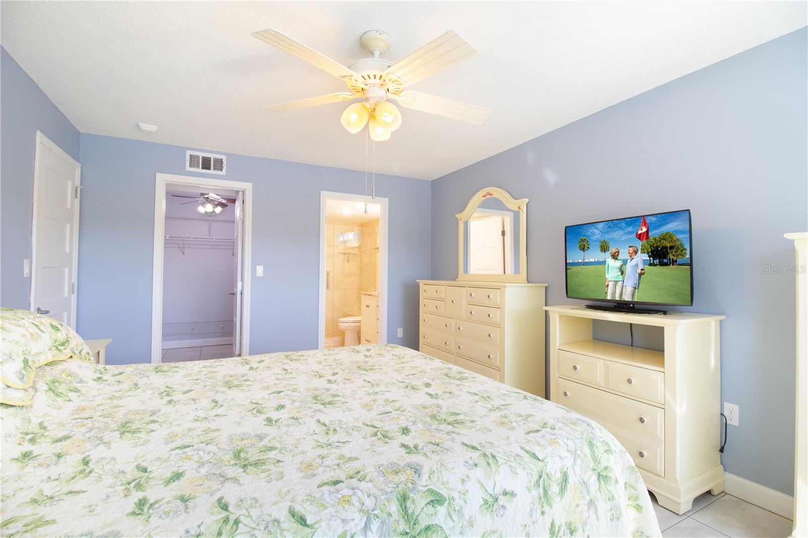 Spacious light and bright master bedroom