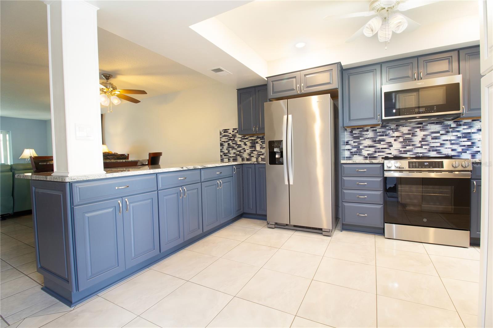 All new stainless steel appliances