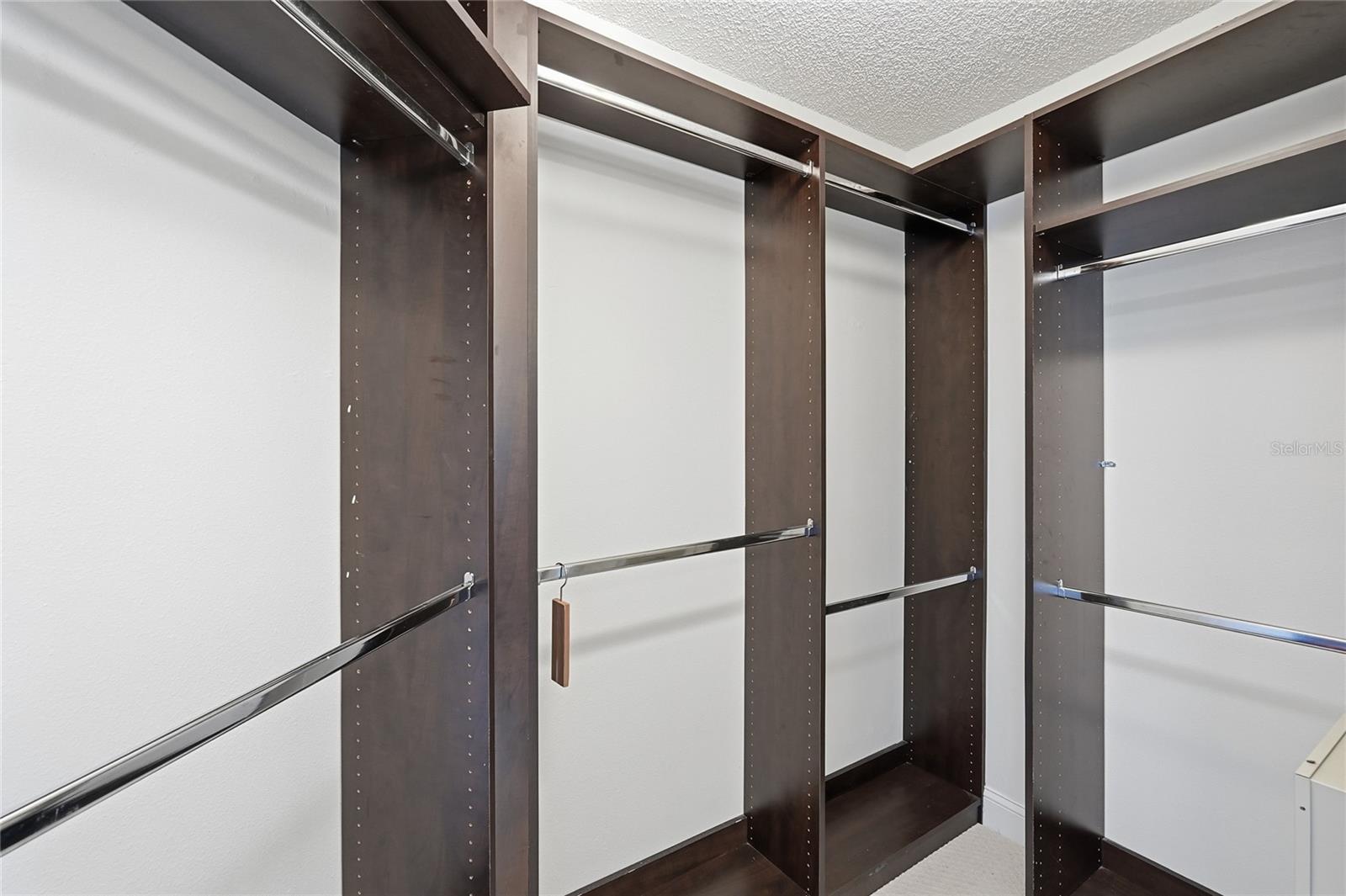 Large walk in closet!