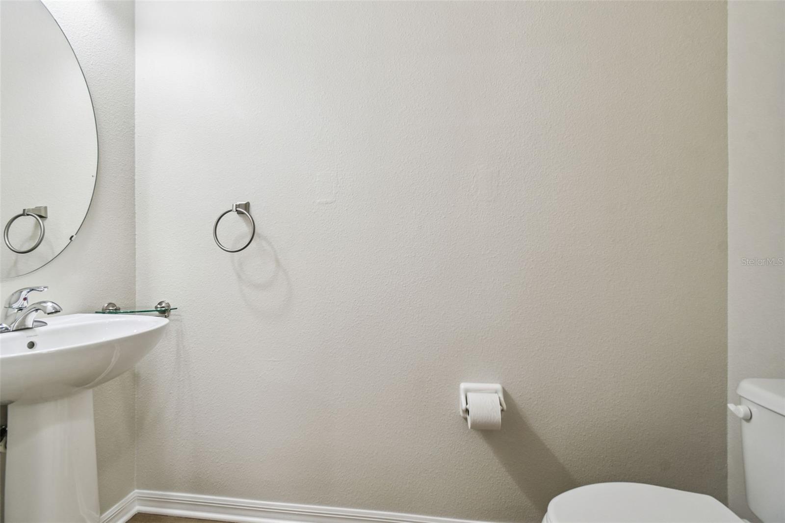 Downstairs half bath