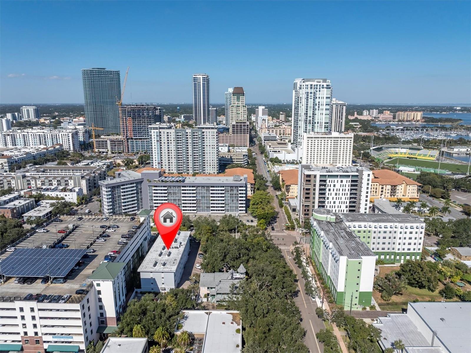 Nestled in the heart of beautiful downtown St. Petersburg!