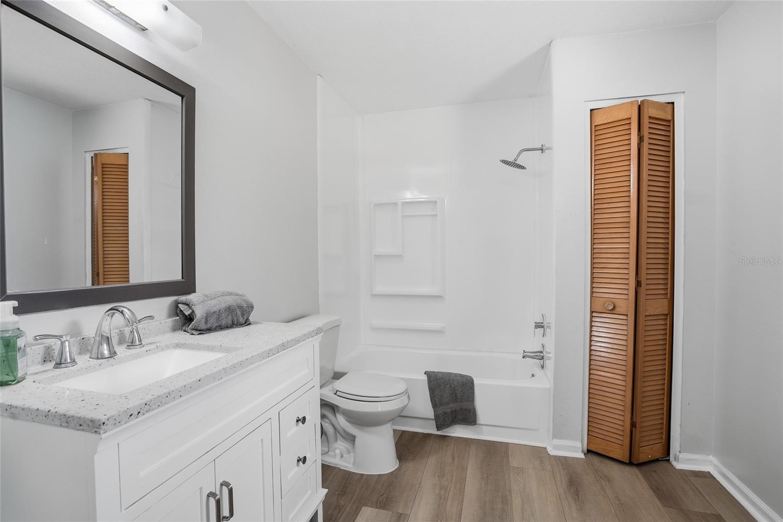 newly remodeled primary bath