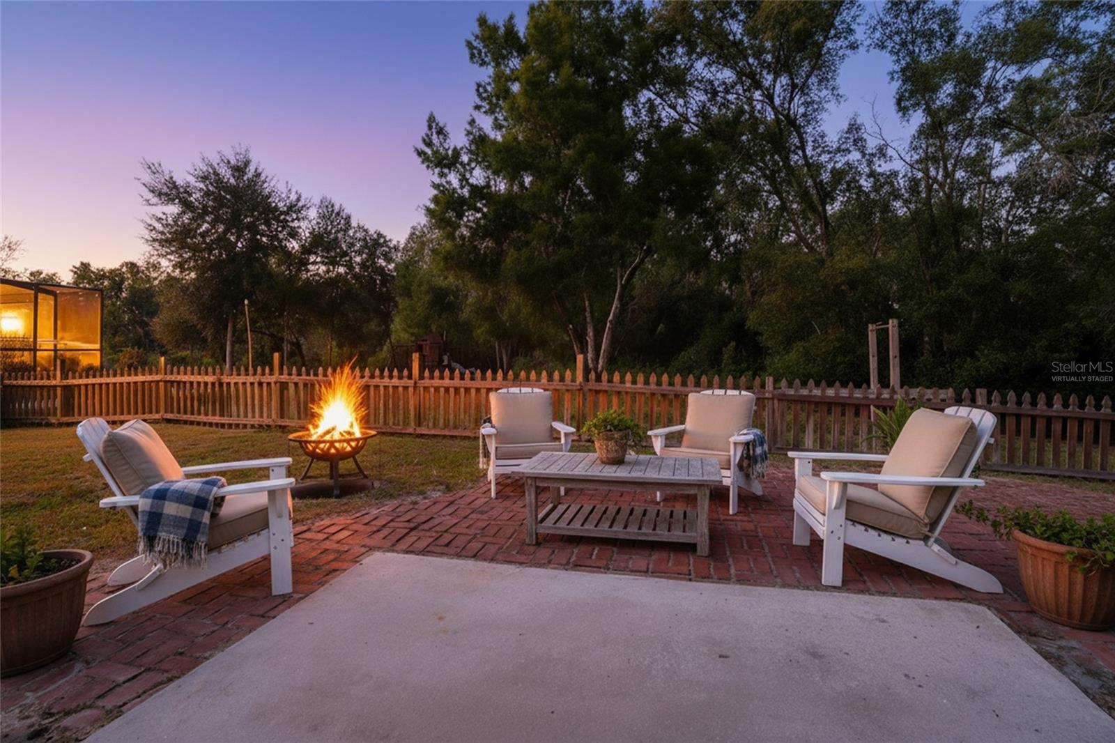 perfect time of year for evenings by the fire- virtually staged