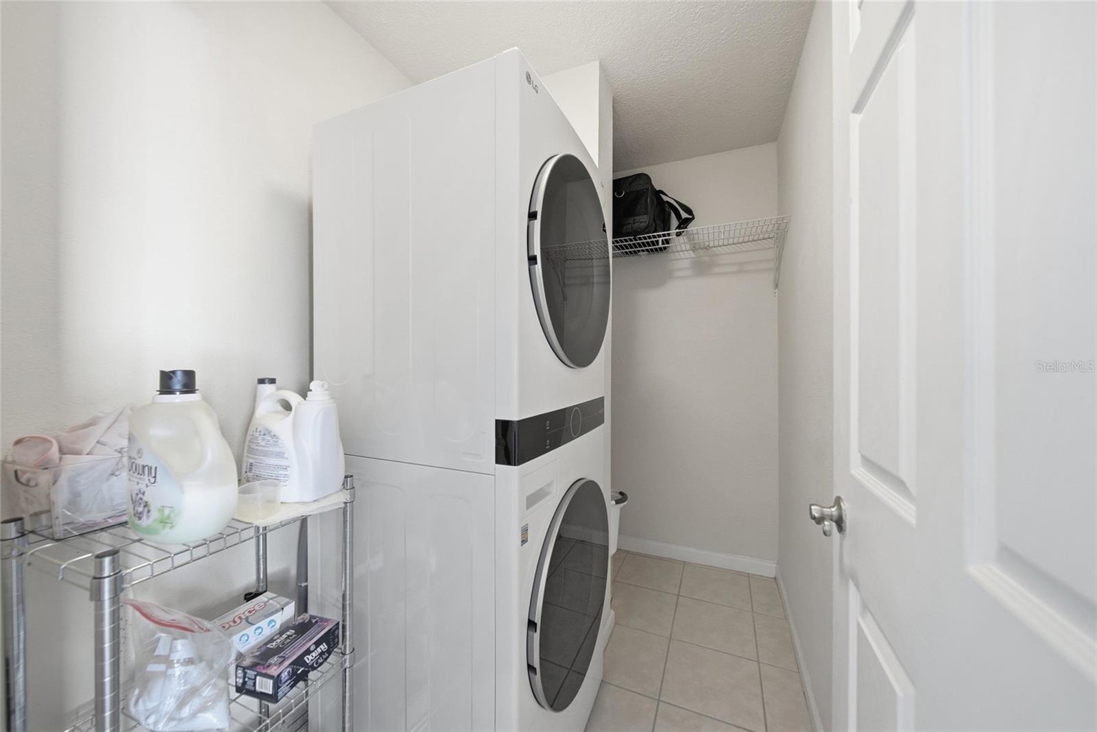 Laundry room - featuring a new washer & dryer