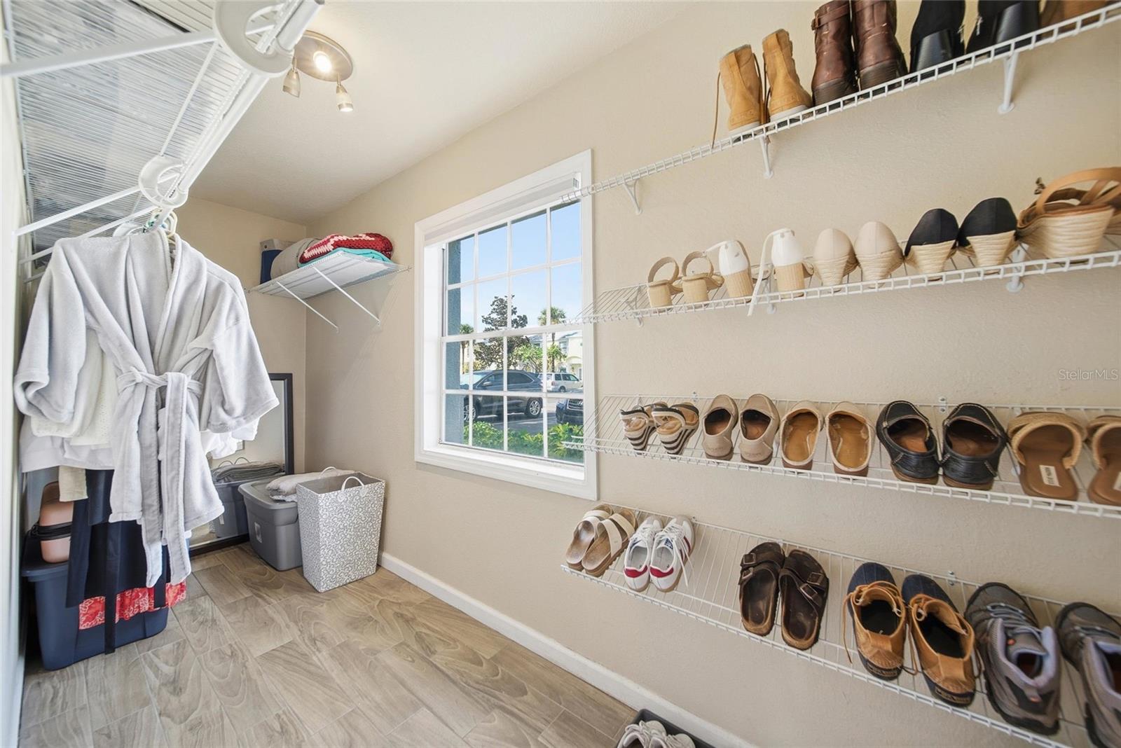Good sized walk-in closet
