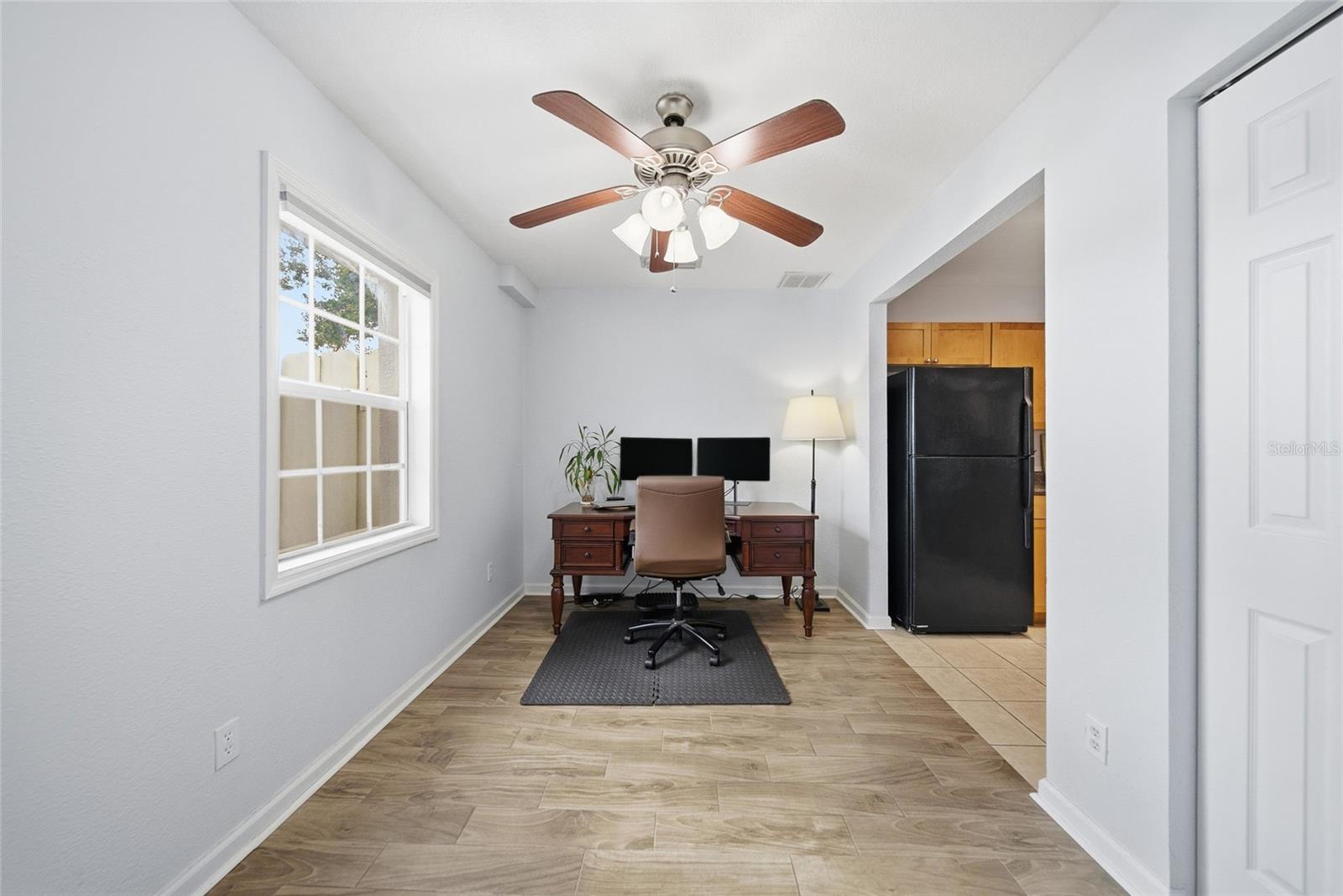 Alternate view of the dining room/office