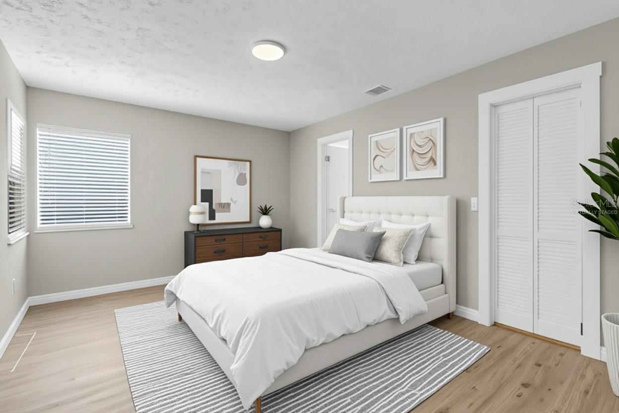 Primary Bedroom Virtually Staged