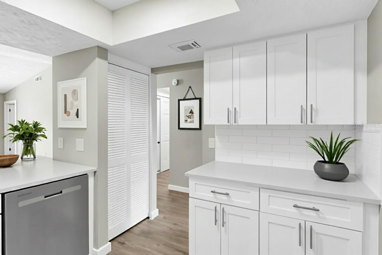 Kitchen Virtually Staged