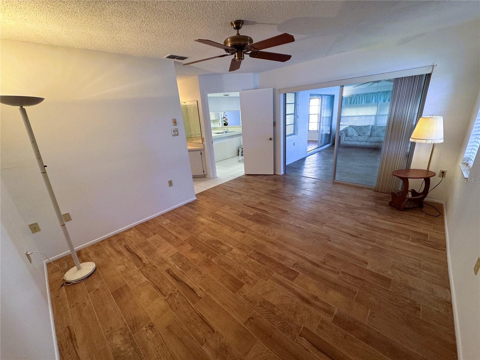 Access to the Florida room from the primary bedroom