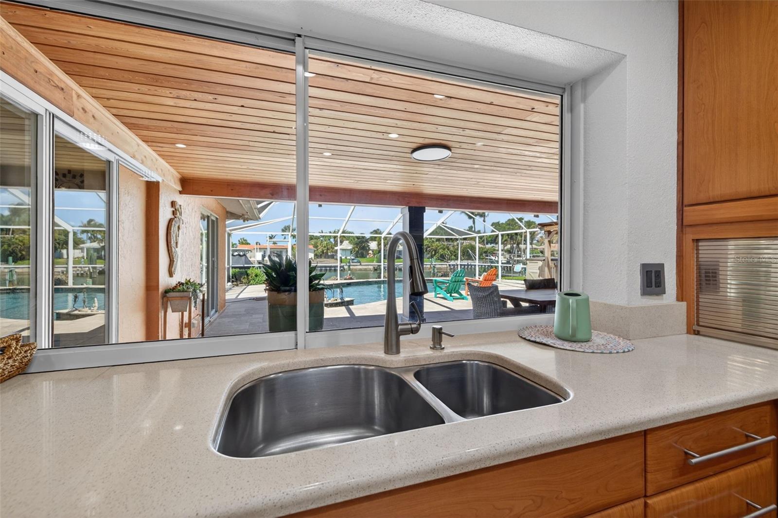 Amazing views from the kitchen sink