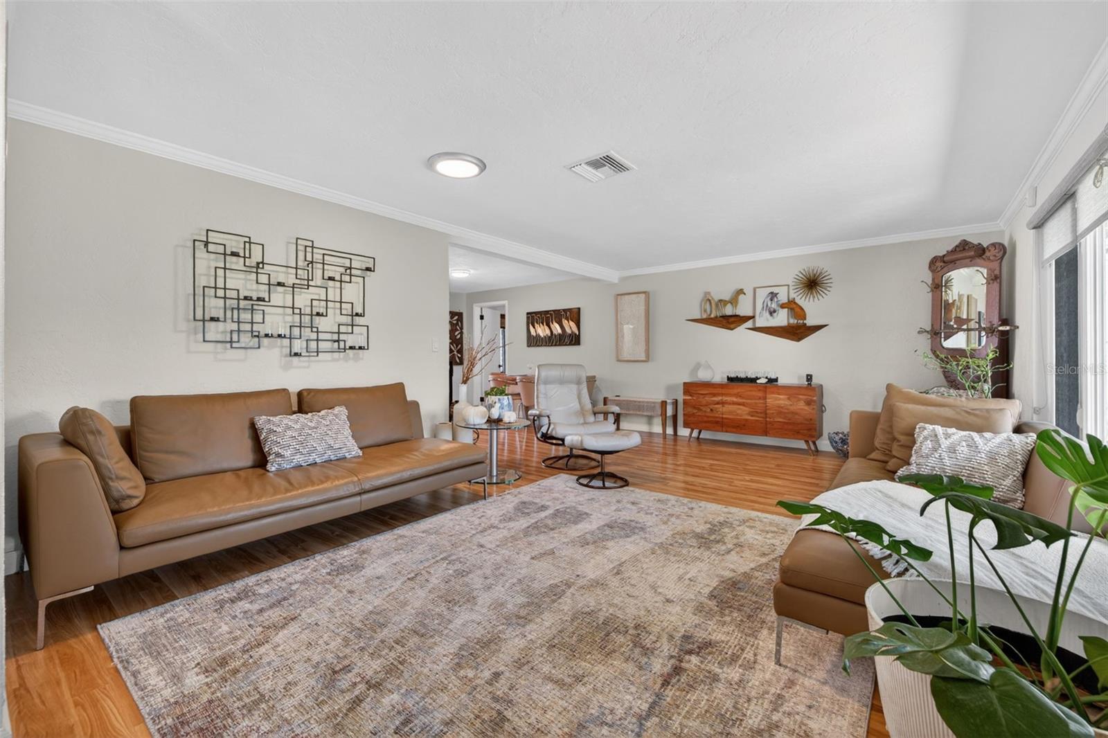 Spacious light and bright living room