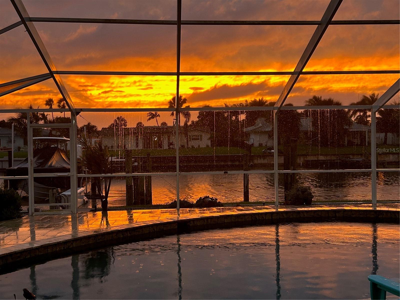 Stunning sunset views