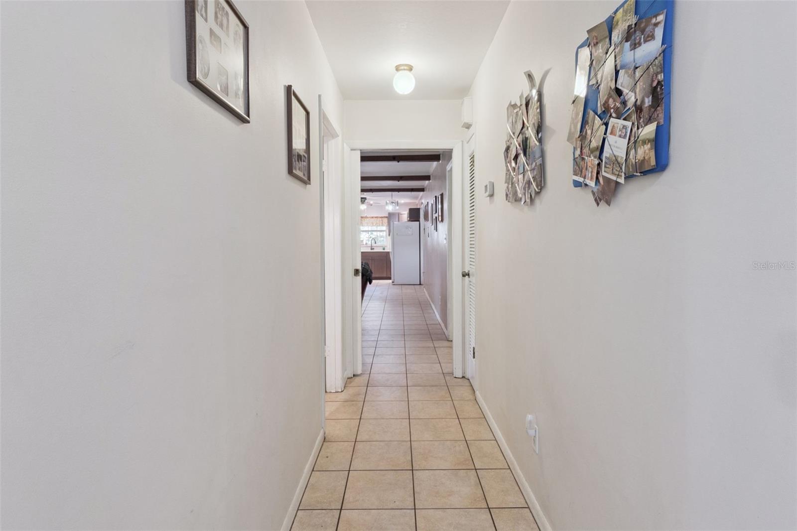 Hallway from bedrooms