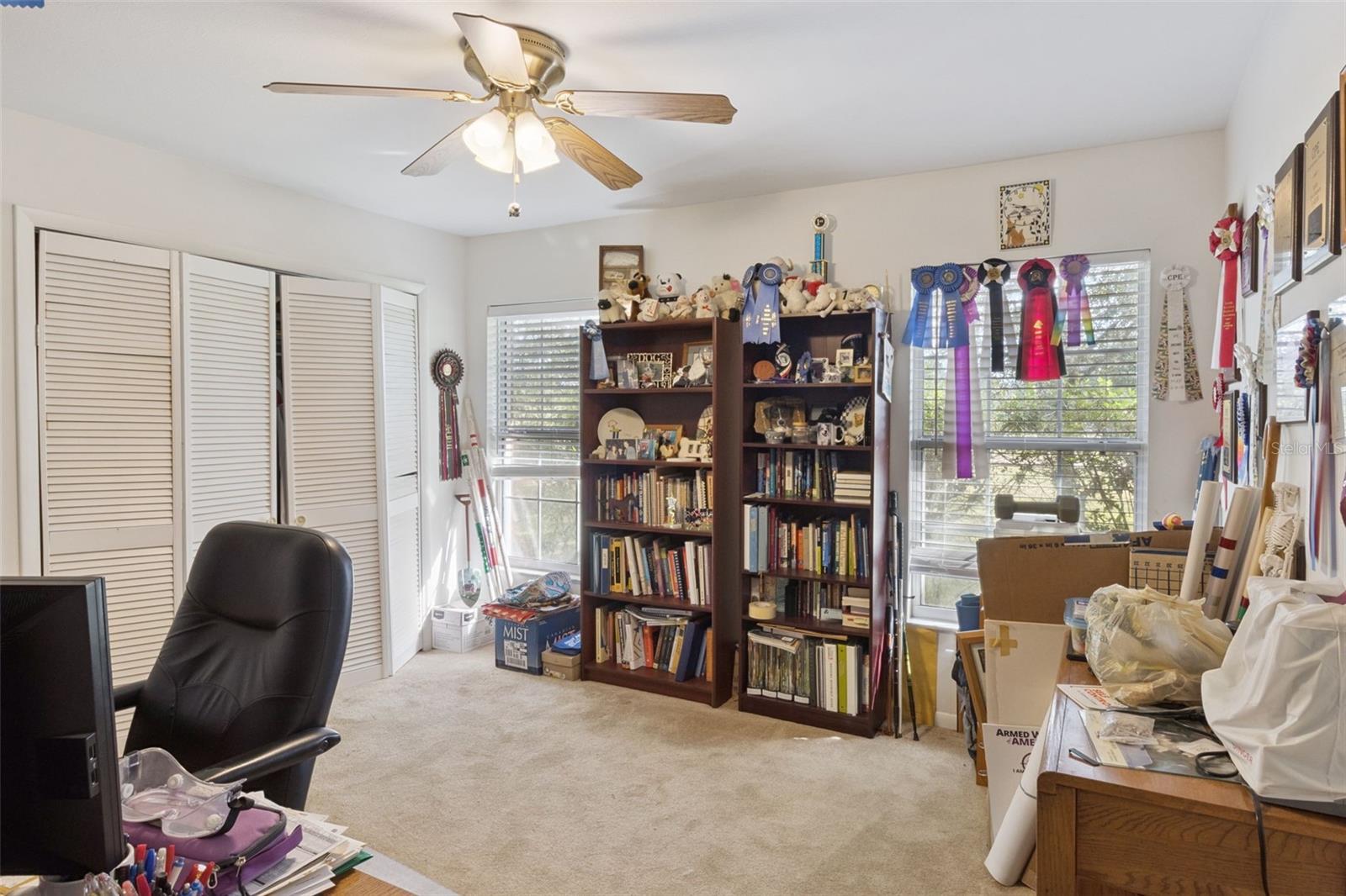 Bedroom #3 used as an office