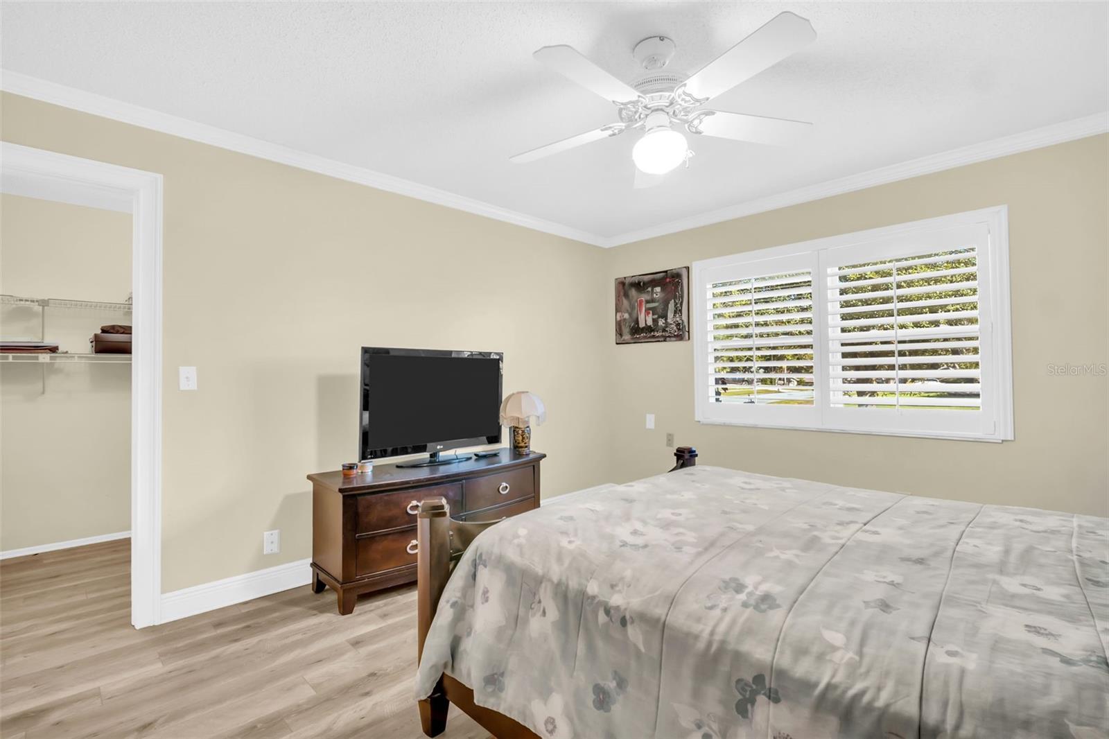 Second bedroom has another walk in closet for extra storage.