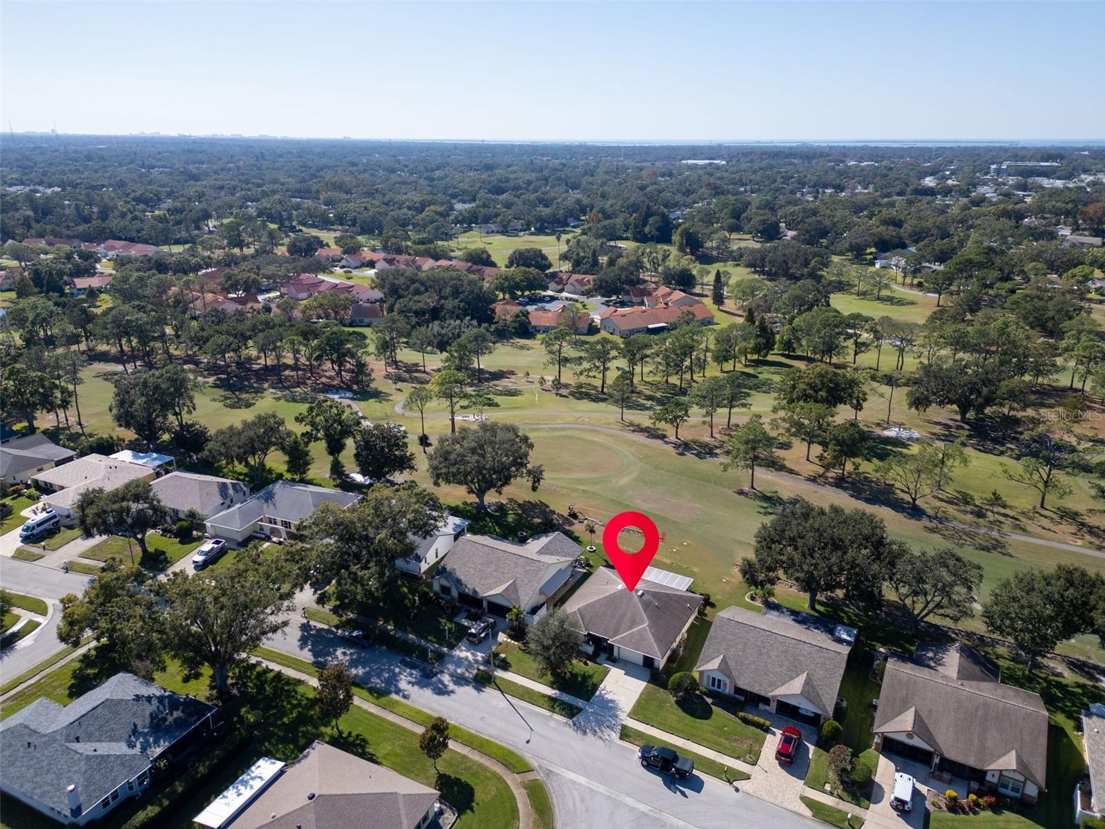 This home has an absolutely awesome view of the golf course!  It is located on White-Hole #2