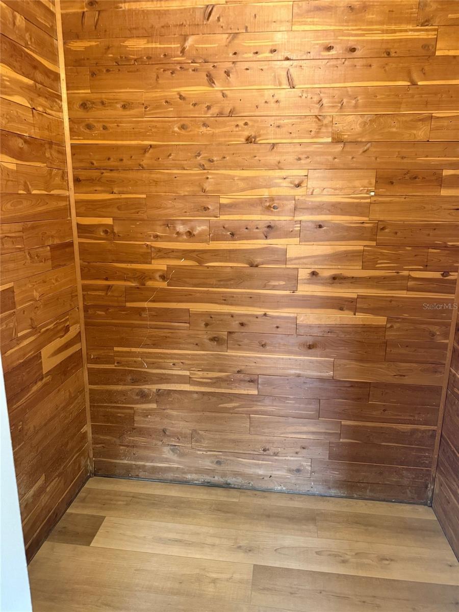 Cedar Lined Closet