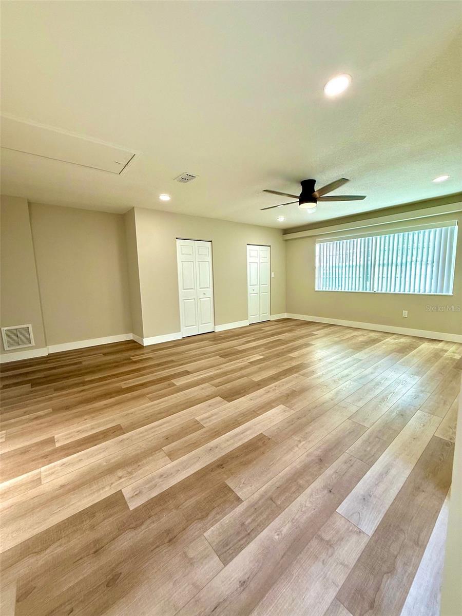 Bedroom 4, would make a great game room or a massive office.