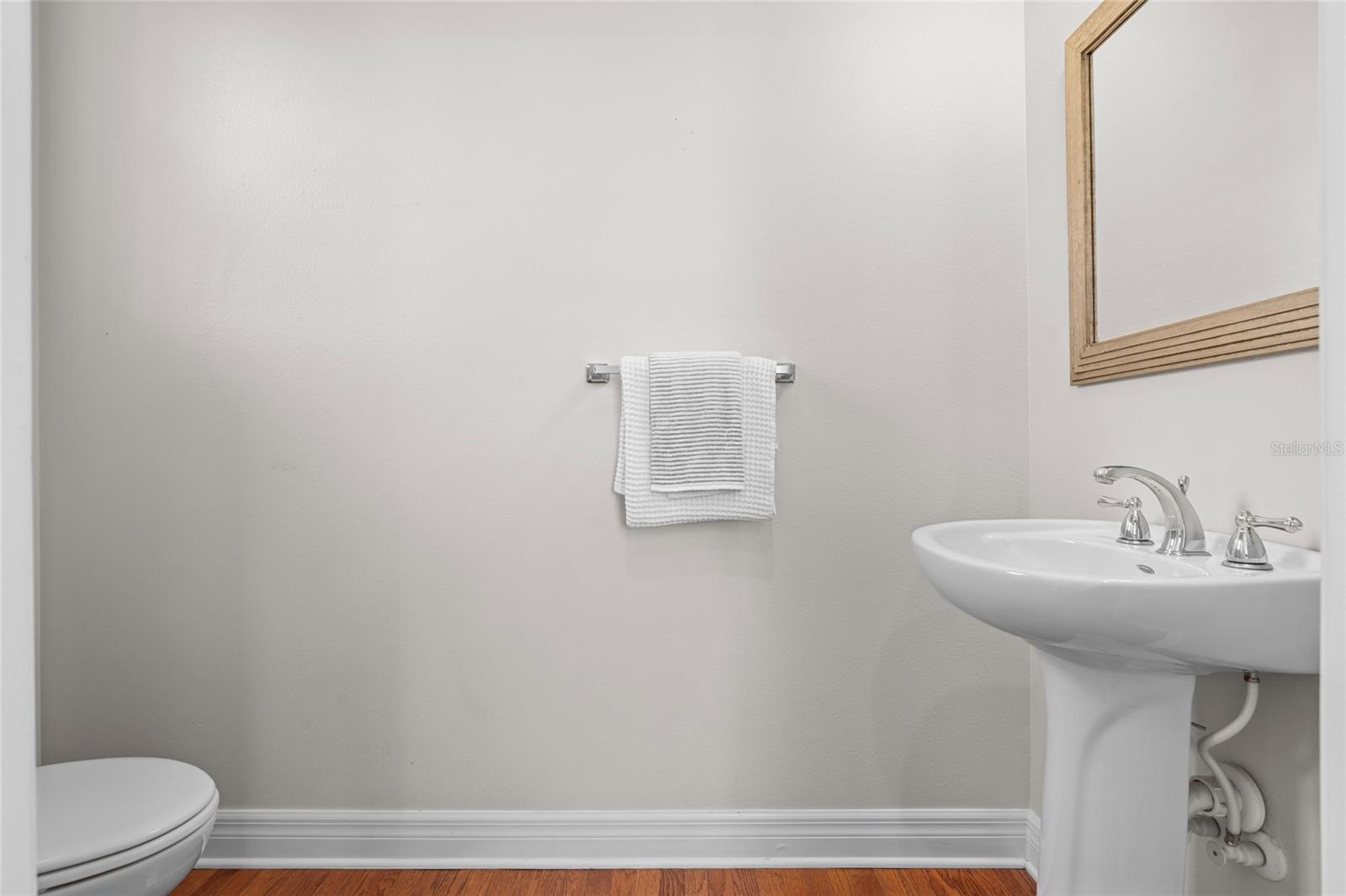 Half Bath on main living floor