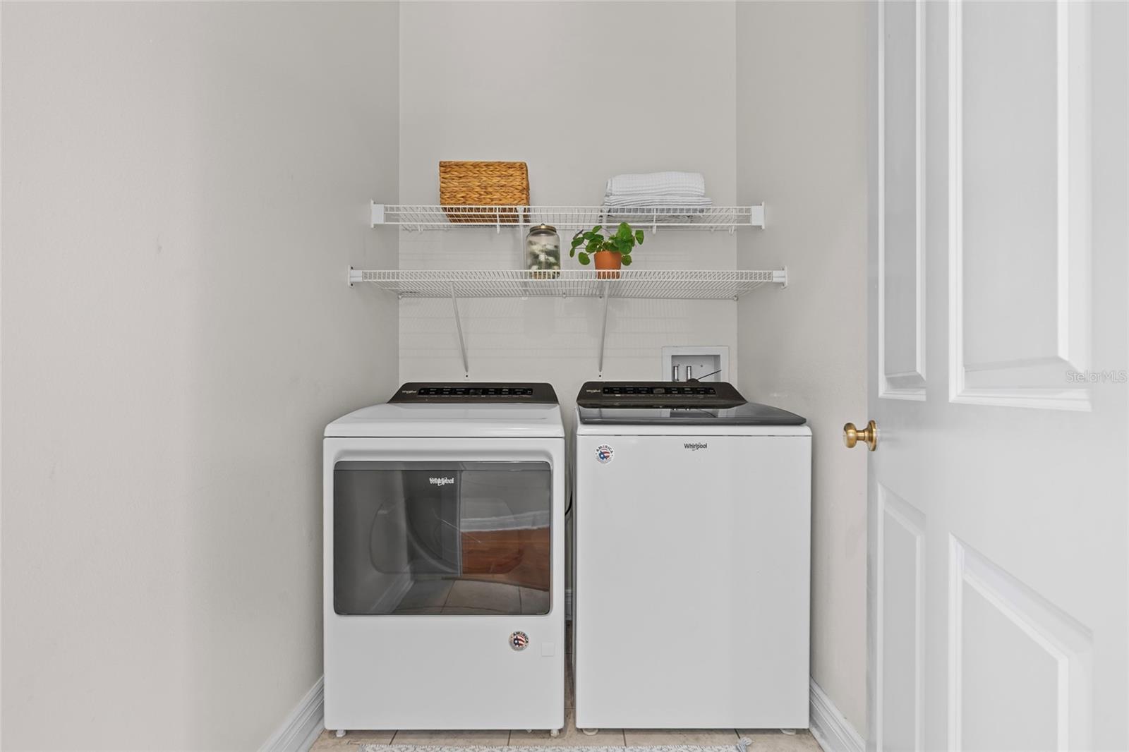 Laundry unit is located third floor (next to bedrooms)