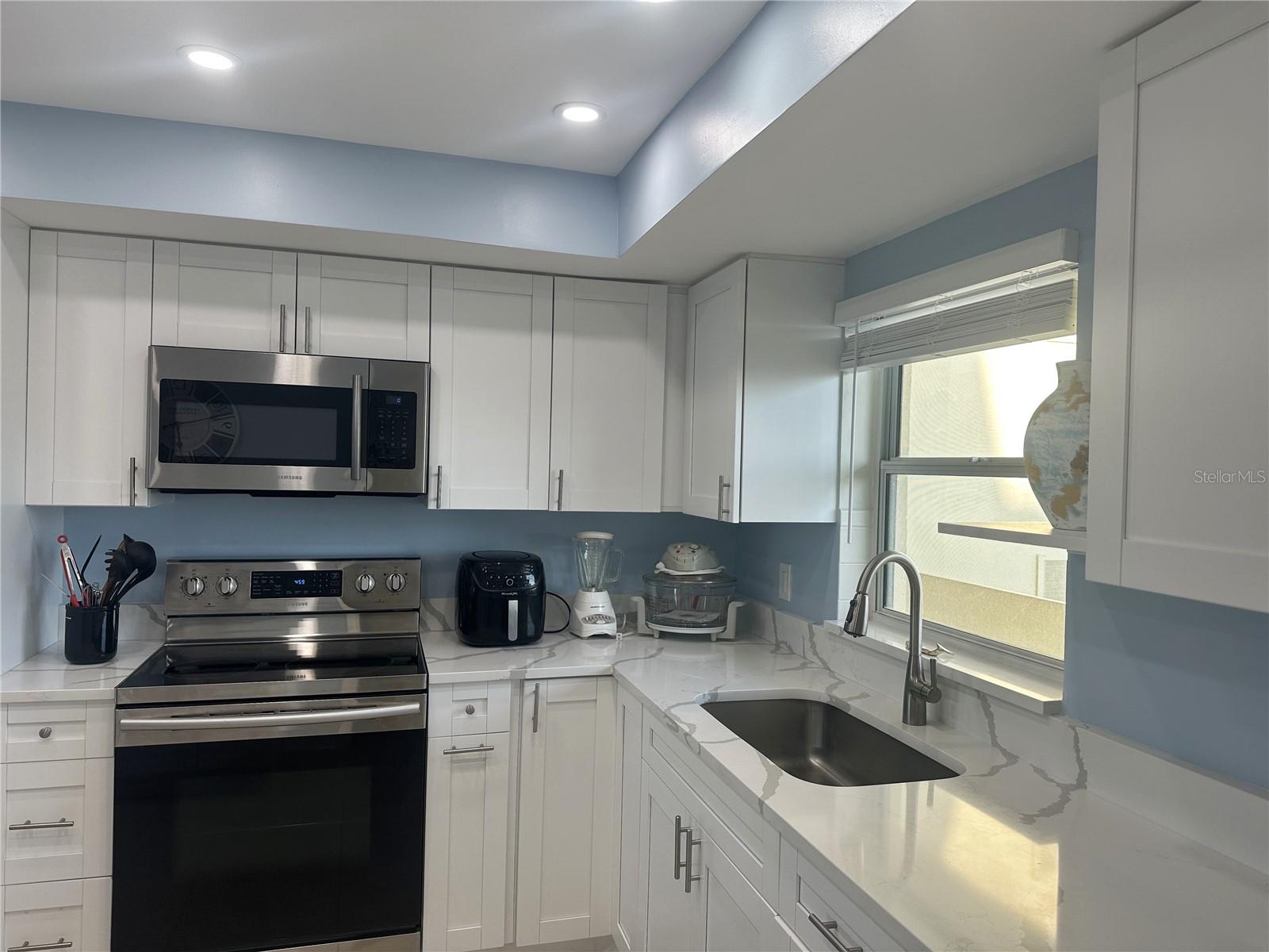 All New Kitchen with inset lighting