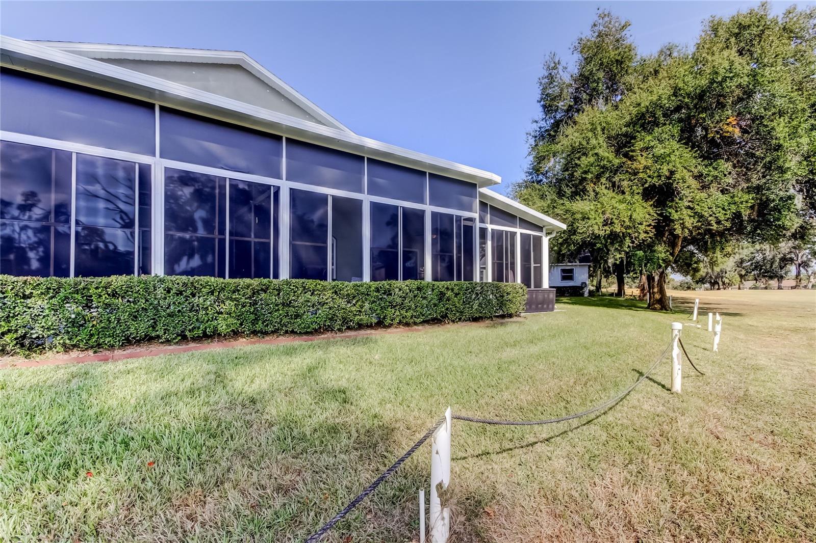 extended lanai overlooking the fairway