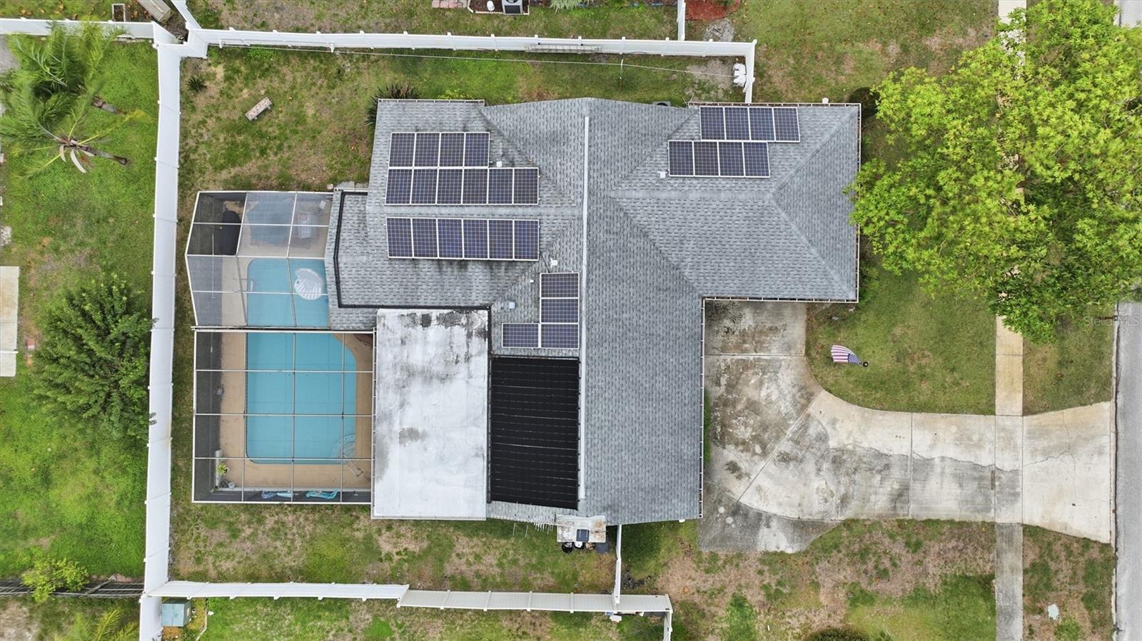 Paid off Solar Panels to heat the pool and lower costs!