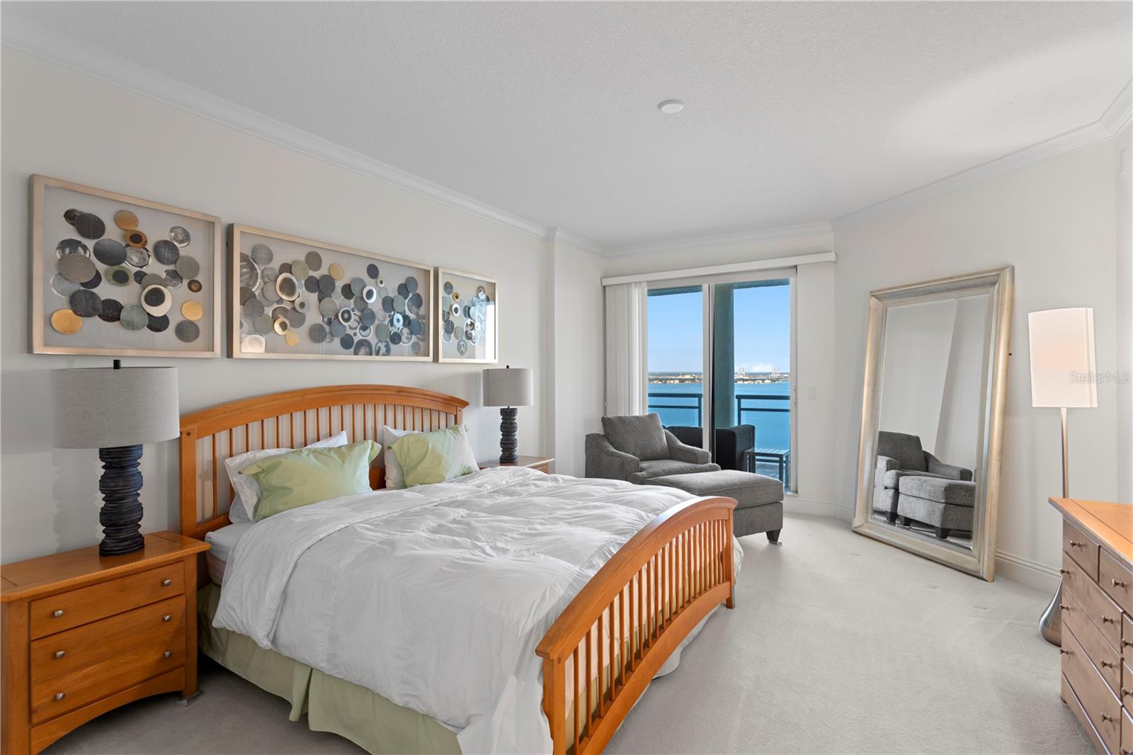 The spacious primary retreat