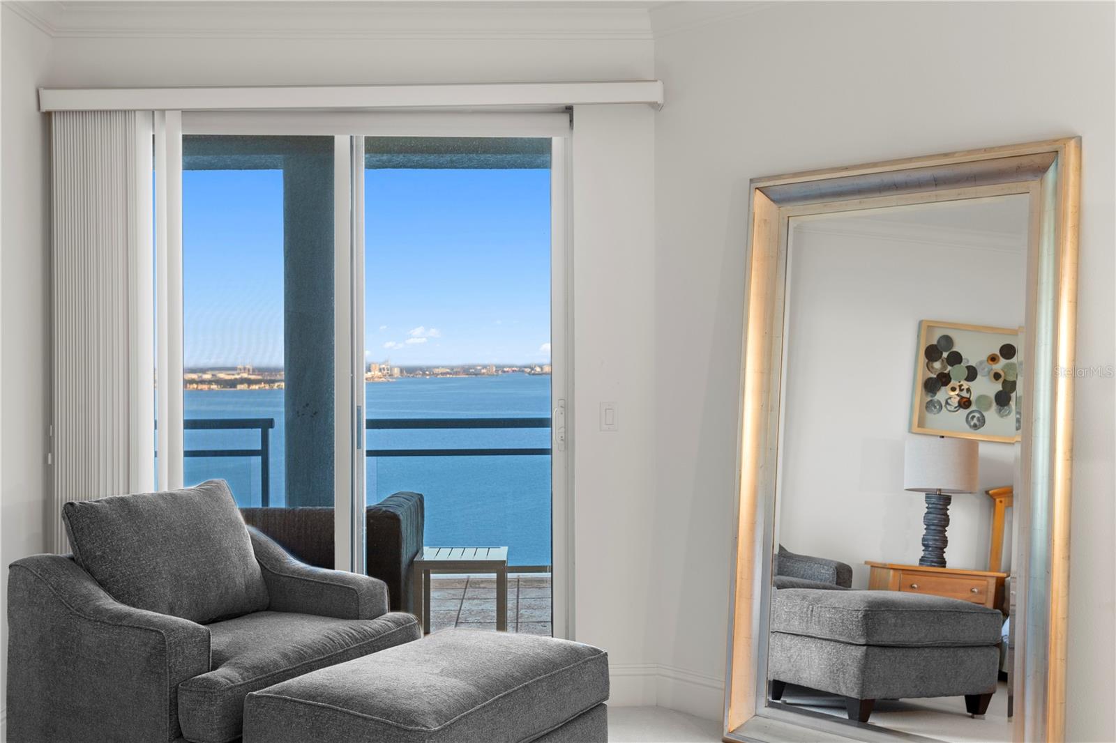 With balcony space...