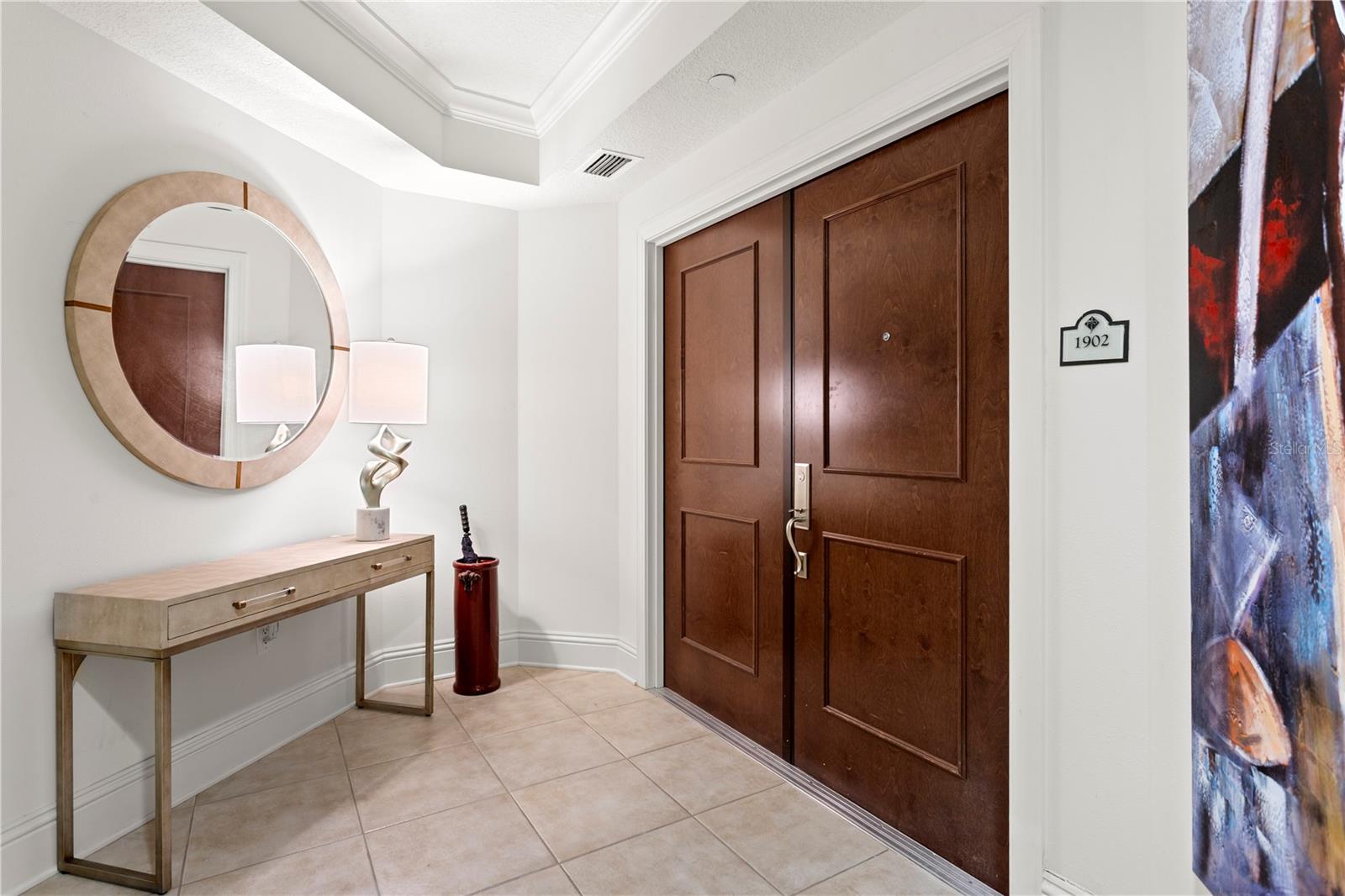 Private entryway to your very own residence in the sky.