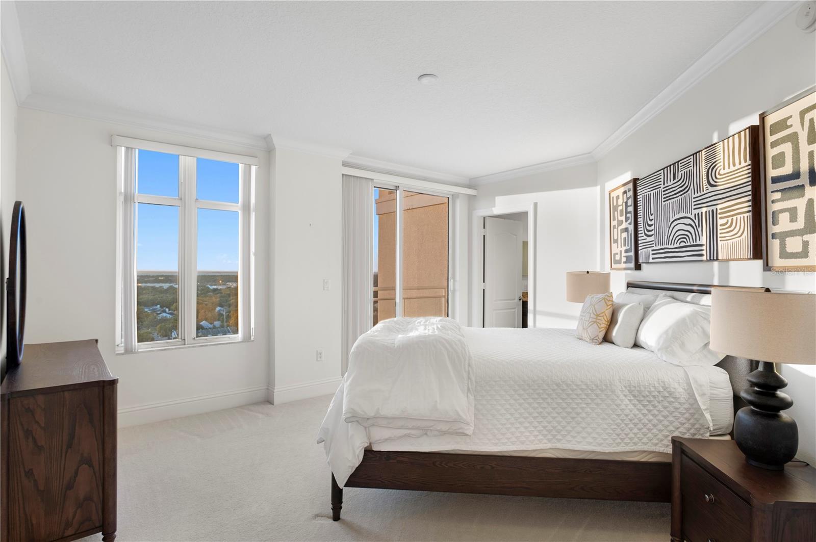 The third bedroom with ensuite bathroom and walk in closet