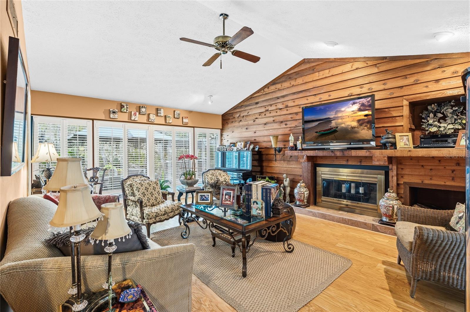 downstairs family room