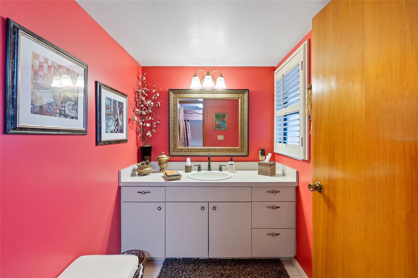 Downstairs jack & jill bathroom