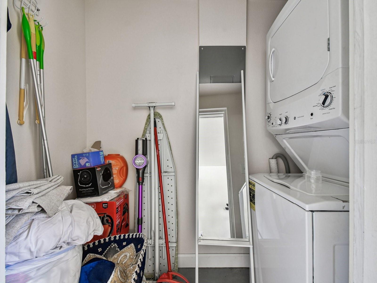 laundry room washer dryer has been removed