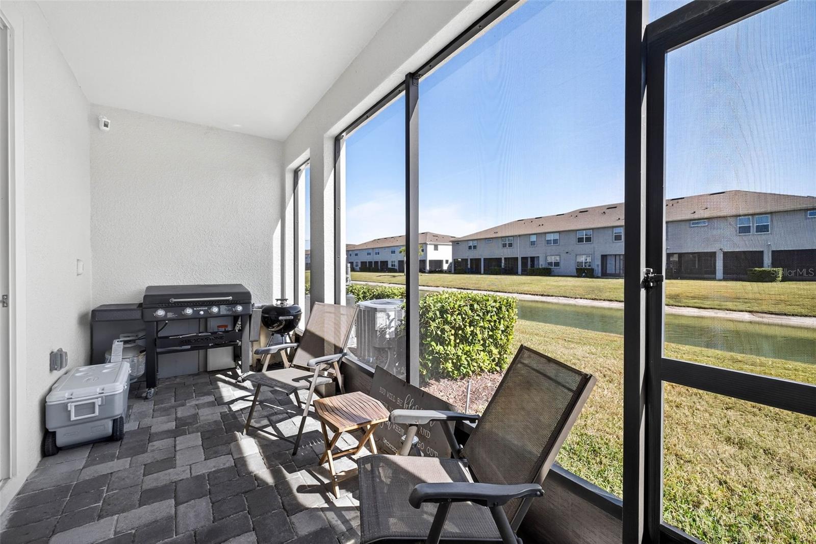 Screened In Rear Patio