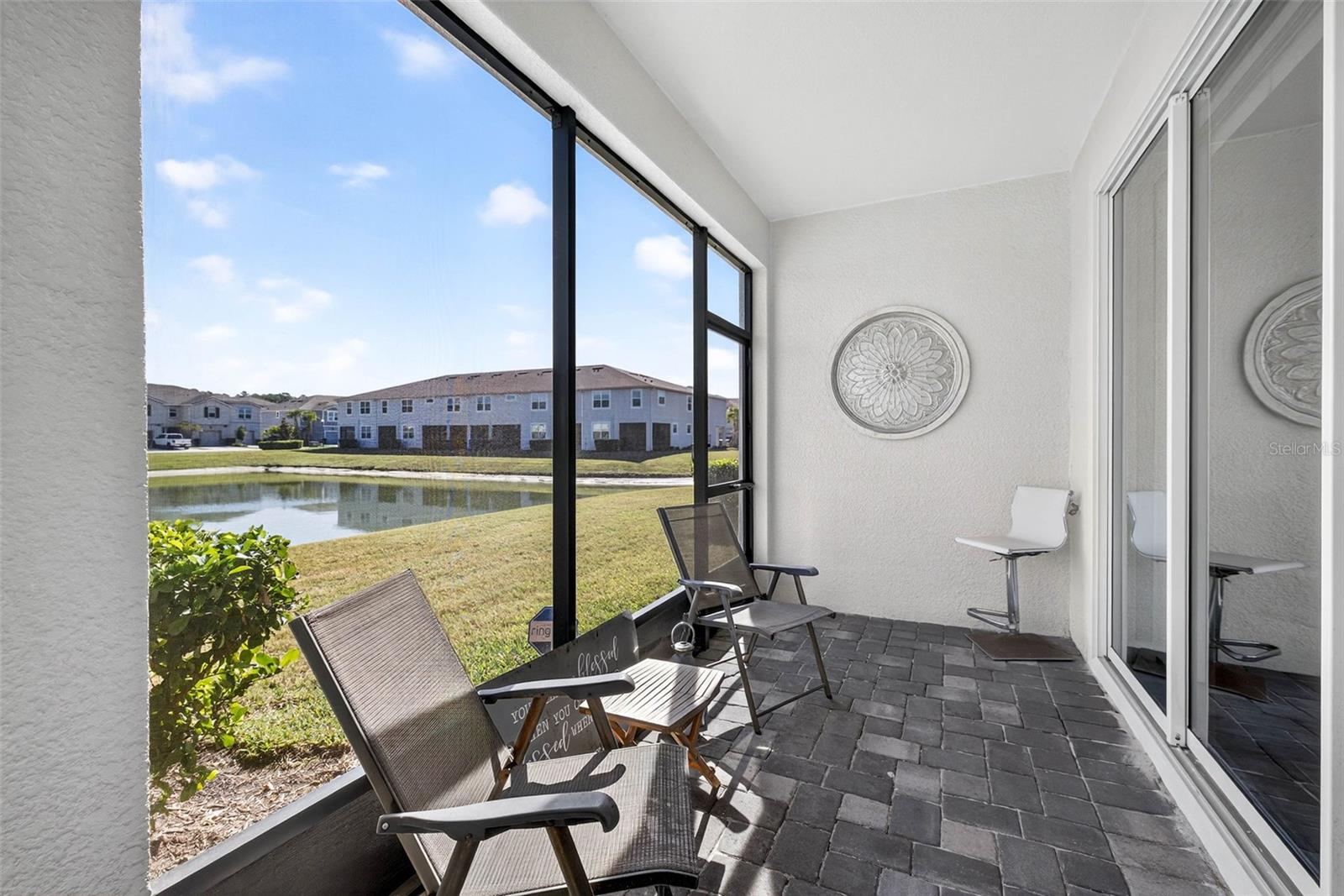 Screened In Rear Patio