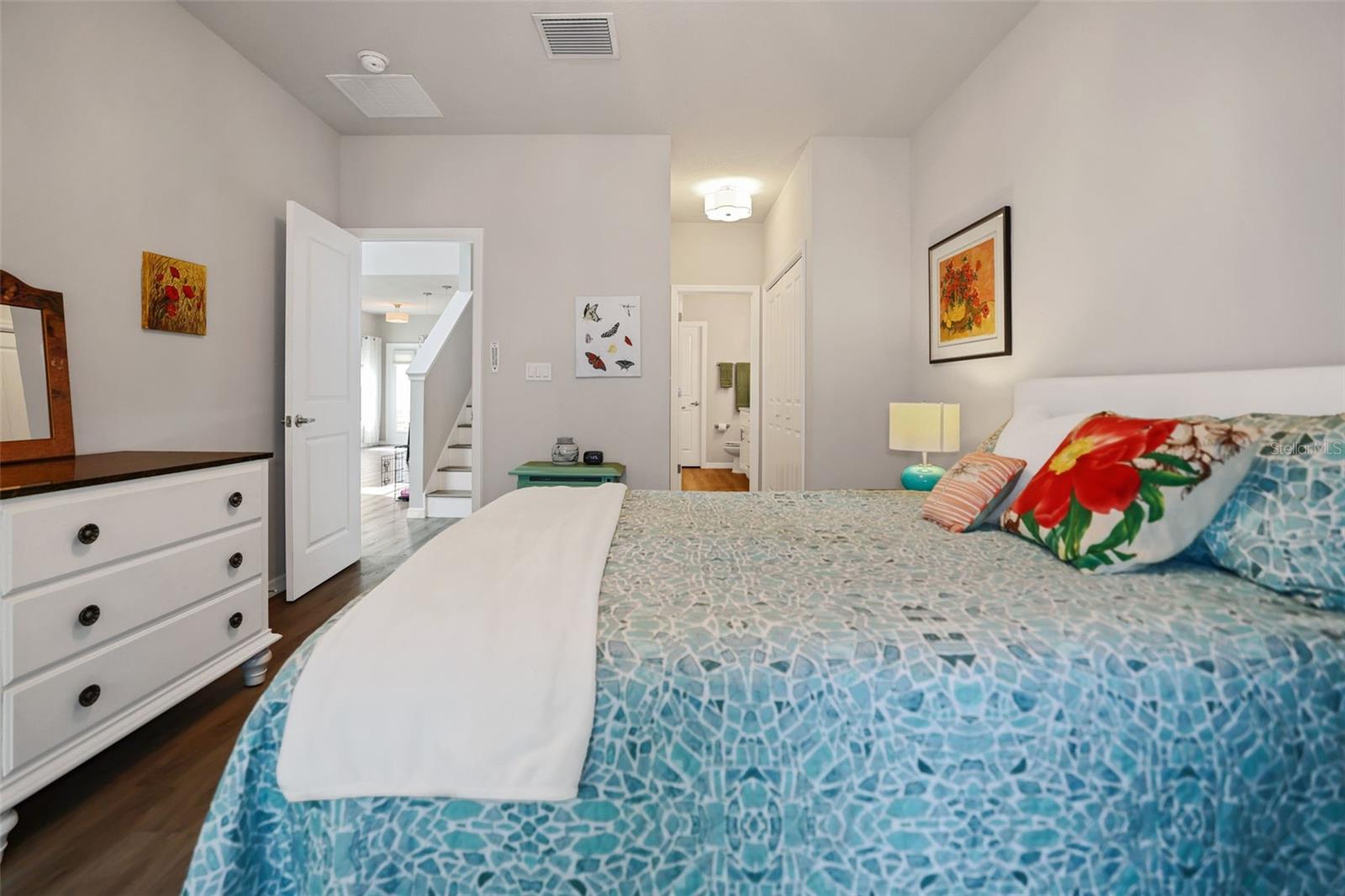 Bedroom large enough for king furniture