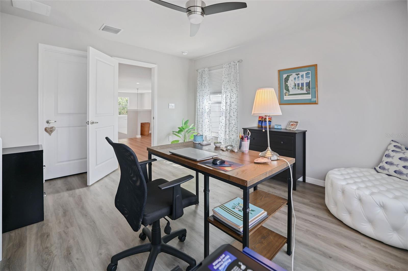 Third bedroom is off of the large loft