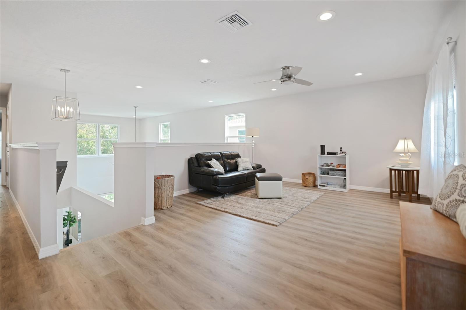 Second floor loft is huge!