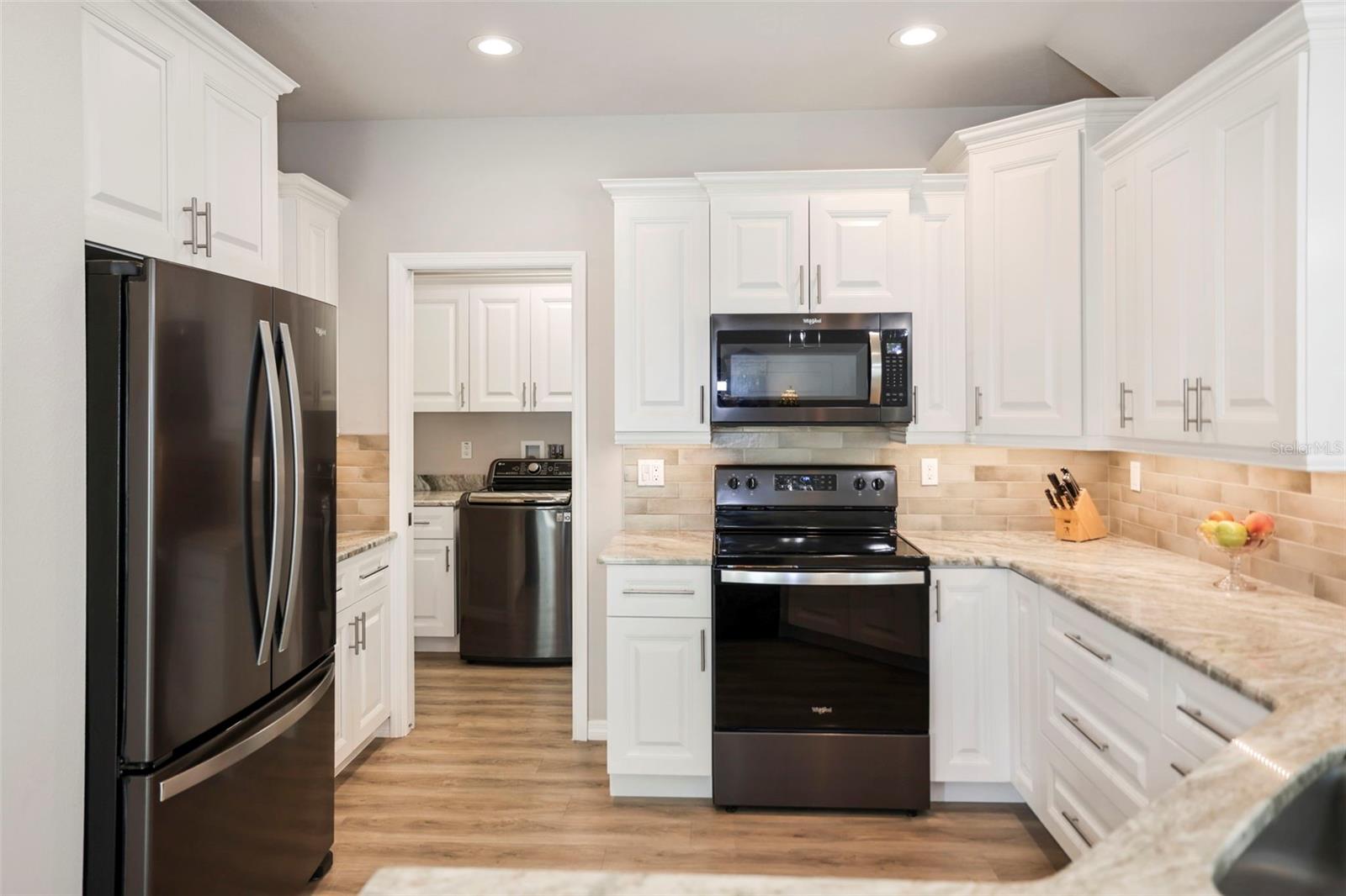 Black stainless appliances