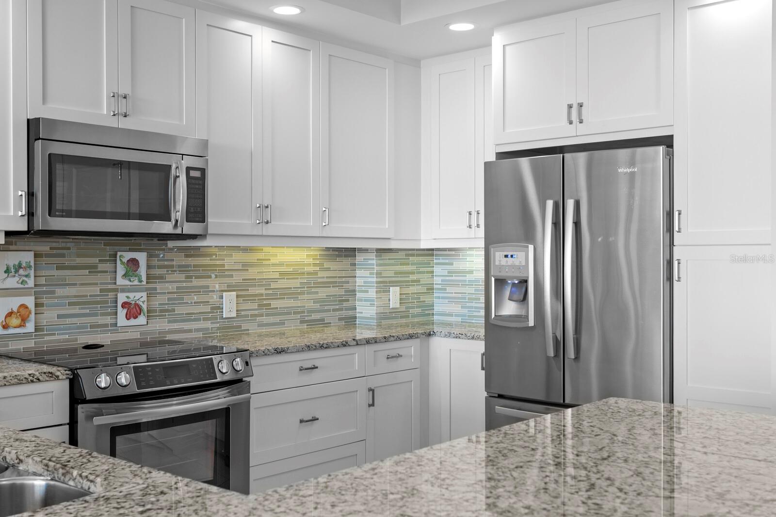 Stainless Appliances. Newer Refrigerator