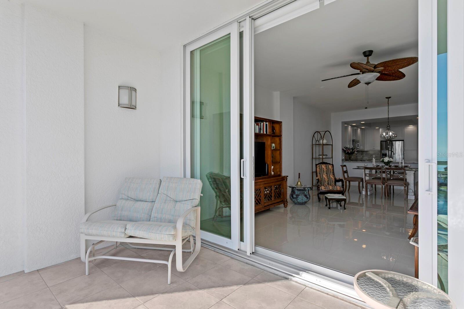 Access to Balcony from Great Room